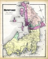 Newport, Rhode Island State Atlas 1870